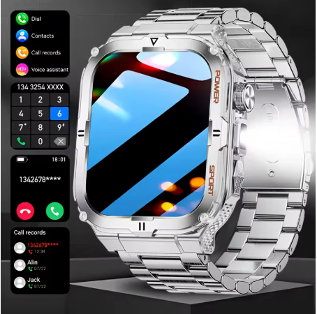 Nuevo Reloj Inteligente para Hombre 2026, con Linterna, Seguimiento Deportivo