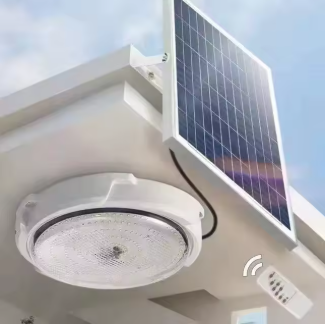 Luces solares para interiores, techo superior para el hogar, jardín al aire libre, Panel de luz colgante, accesorio de lámpara para pasillo, jardín, sala de estar