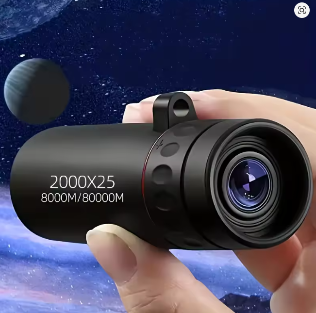 Telescopio monocular 2025 2000X25 HD, portátil compacto para viajes,