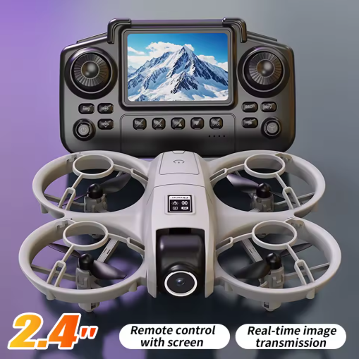 Drone Mini FPV con Control y Pantalla Integrada 2.4”